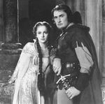 Errol Flynn with Olivia de Havilland in The Adventures of Robin Hood, 1938