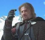 Sean Bean as Boromir, eyeing a potential fix.