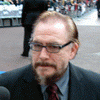 Brian Cox (Agammemnon) at the X2 premiere.